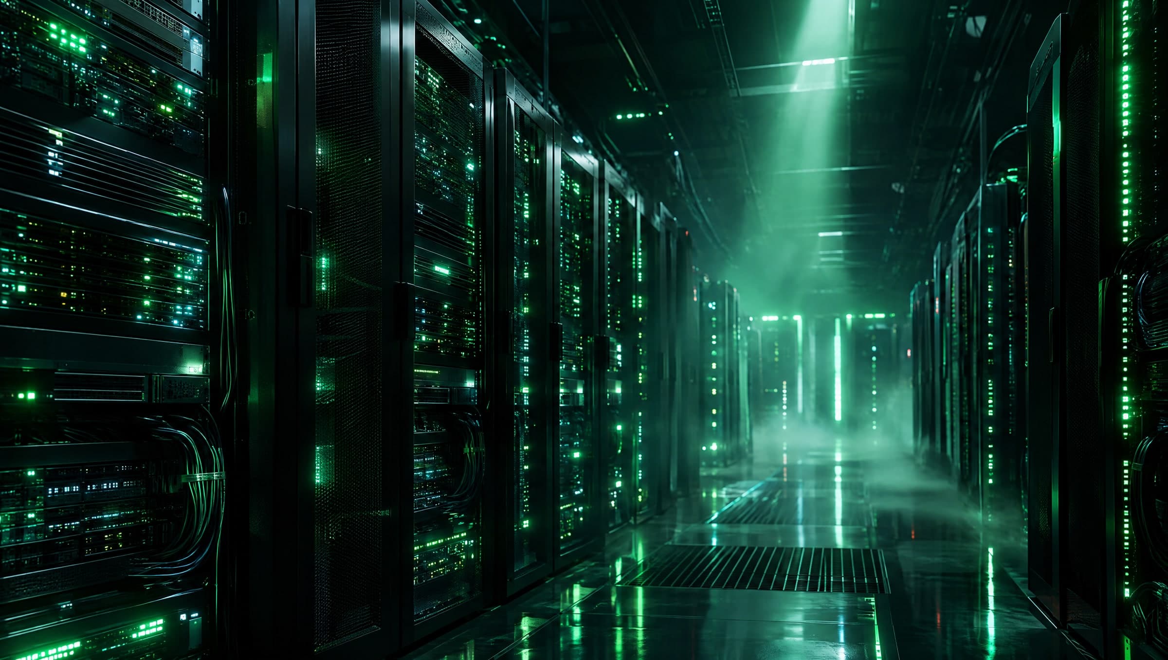 AI compute cluster — the infrastructure narrative behind ANTH